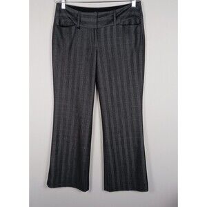 EXPRESS Editor Pants Women's Size 8 Gray Mid Rise Retro